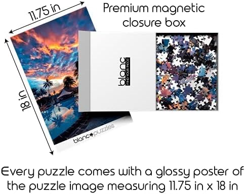 Miniatura 4 de Buffalo Games - blanc - Nala Rinaldo - Bali Sunset - Rompecabezas de 500 piezas para adultos -Rompecabezas desafiante perfecto para noches de juego