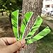 HANDBAIGE 36pcs 4-Inch Shield Cut Natural Feathers Arrow Real Fletchings Archery Right Wing Vanes Arrow Turkey Fletches for Hunting and Shooting (Green)