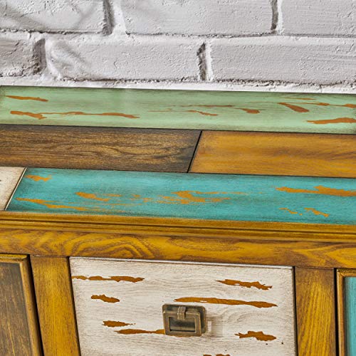 Christopher Knight Home Everest 4 Drawer 2 Door Cabinet, Multicolor #TOP3