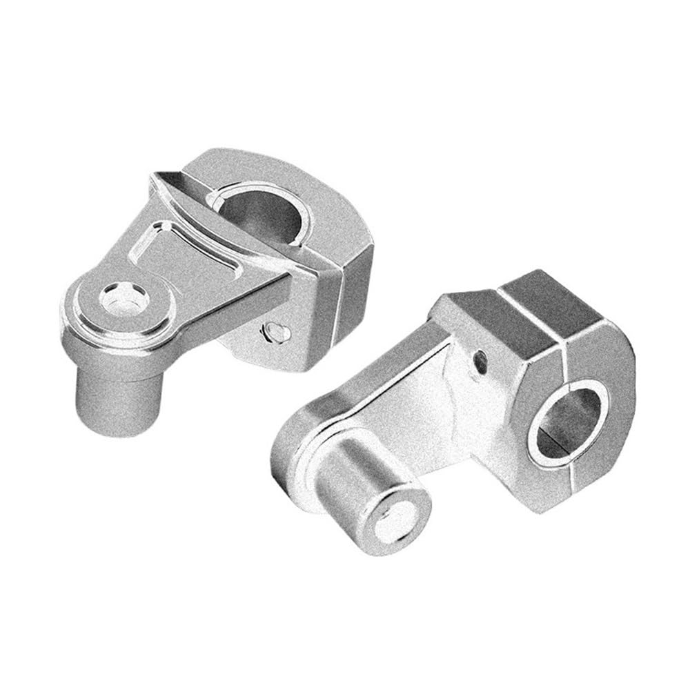 Elevar manillar de motocicleta con soporte ajustable de aluminio de 28mm 6