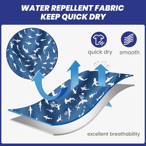 Image of maamgic Mens Slim Fit Swim Shorts Swim Trunks 7 inch Quick Dry Mens Bathing Suits with Mesh Lining