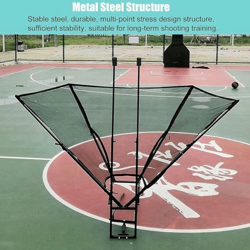 Automatic Basketball Returner - Hanging Ball Return Machine for Easy Shooting Practice Foldable Design with Storage Bag for Outdoor Use