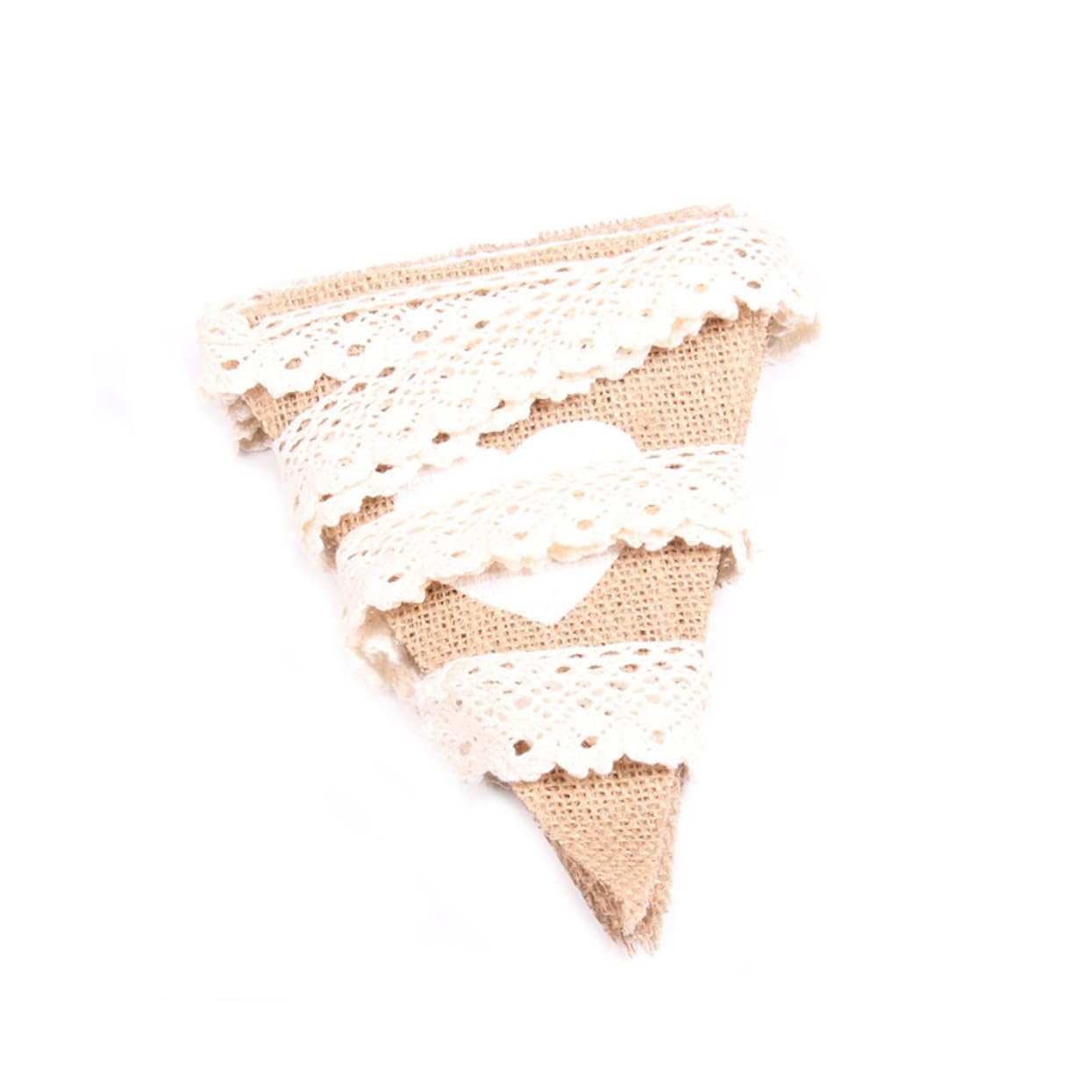 Alipis Banderín De Rafia 3 Piezas 3 12 Pancarta De Arpillera Empavesado De La Del Triángulo Del Empavesado De Encaje Guirnalda De Cordón Guirnalda De Macramé Tira De La Boda