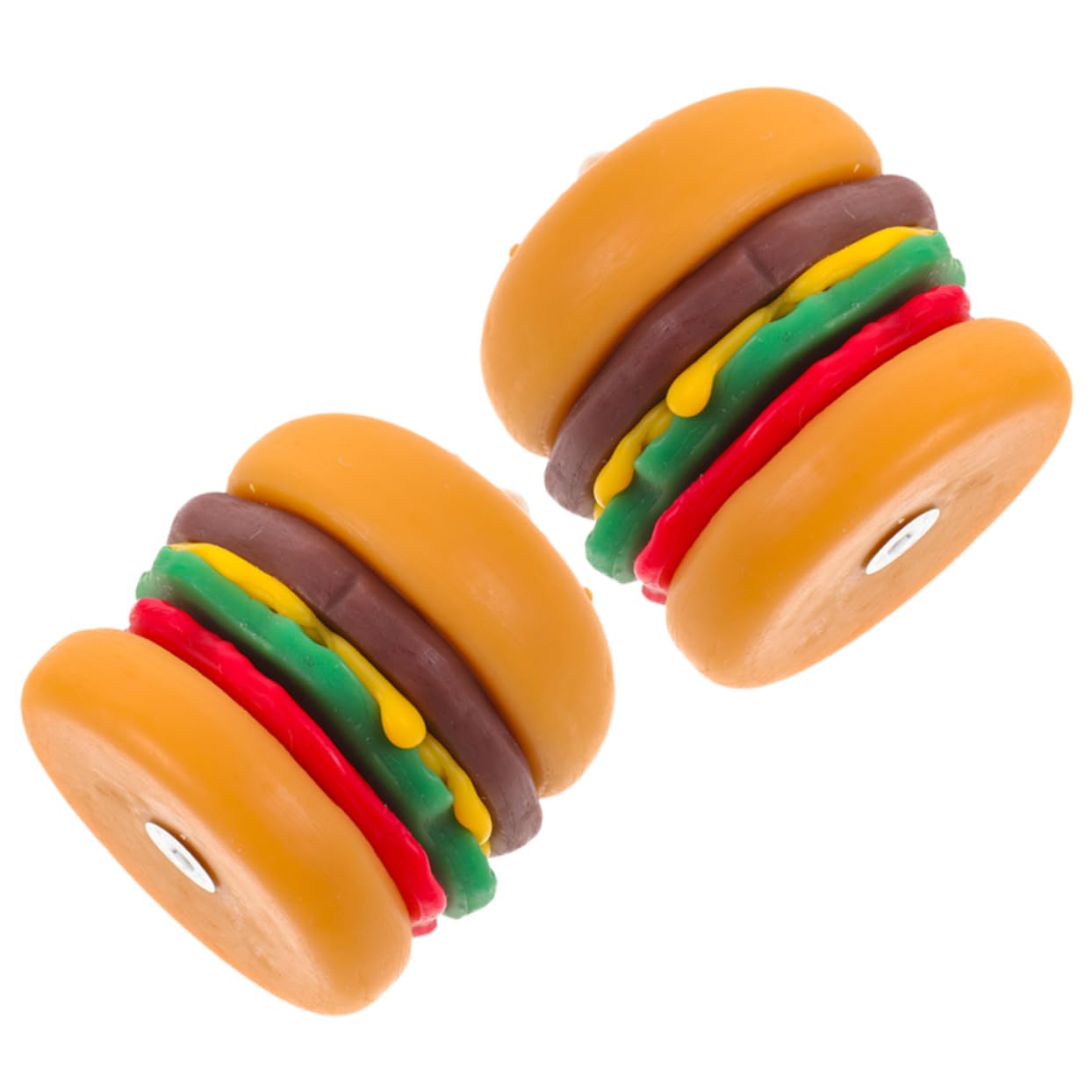 VOSAREA 2pièces Bougie Parfumée Forme De Hamburger Décorative Et Aromathérapeutique Pour Anniversaire Et Occasions Spéciales Ambiance Chaleureuse Et Relaxante Pour Votre Intérieur