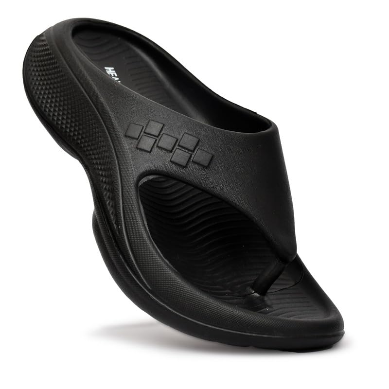 Image of HEALTH FIT Super Soft Ortho Care Bounce Back|Anti-Skid & Comfortable Stylish Light weight |Waterproof Slipper for Daily Use| Flexiable for Men's HF11 Light Grey