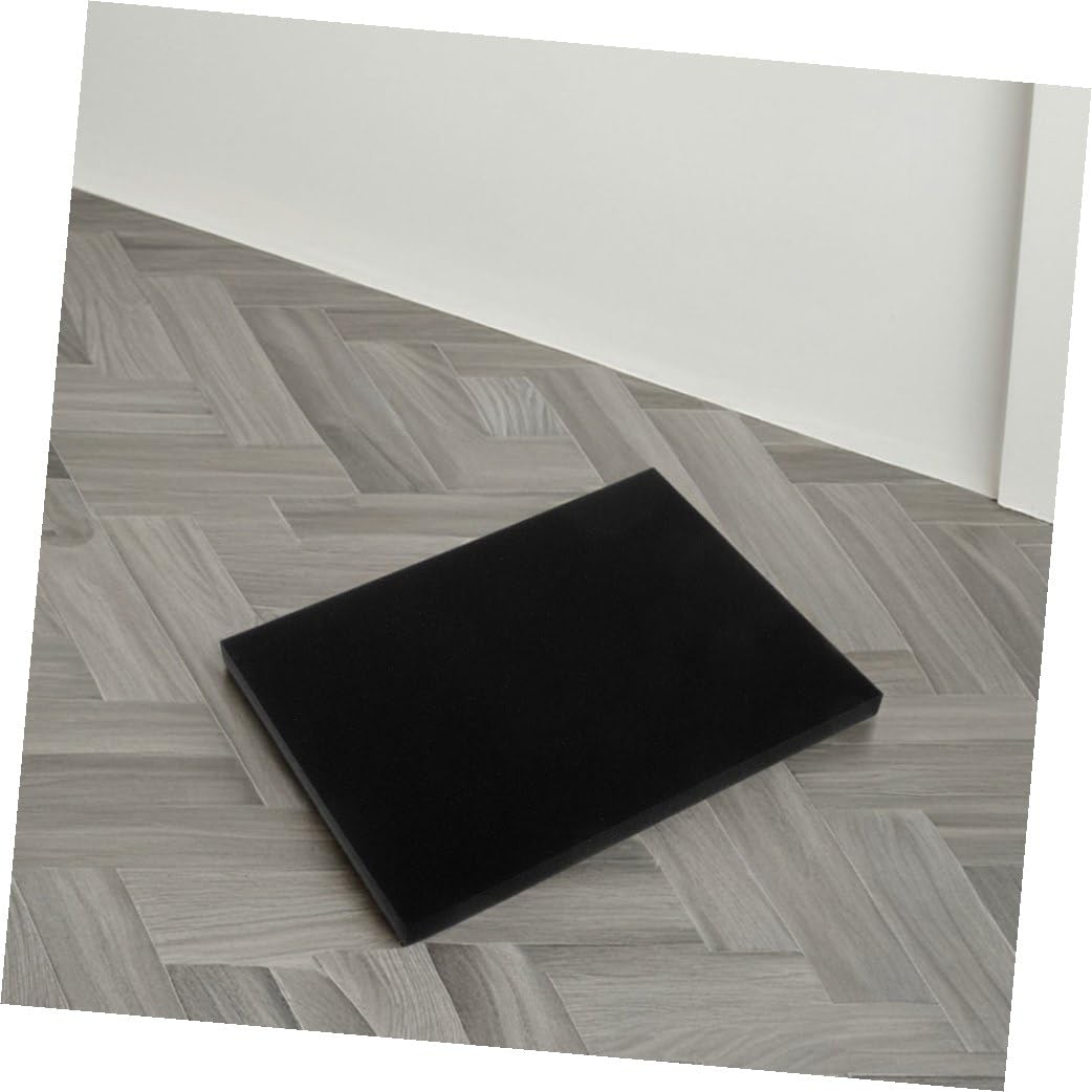 Zerodeko Plaques de Mousse Noire et Découpe Facile en Polyuréthane Lot de 4 pour Emballage Protecteur Artisanat Précis et Protection des Produits pour Expédition