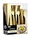 Lillian Tablesettings 37284 Besteckkasten aus Kunststoff, poliert, goldfarben, 96 Stück Besteck, gold