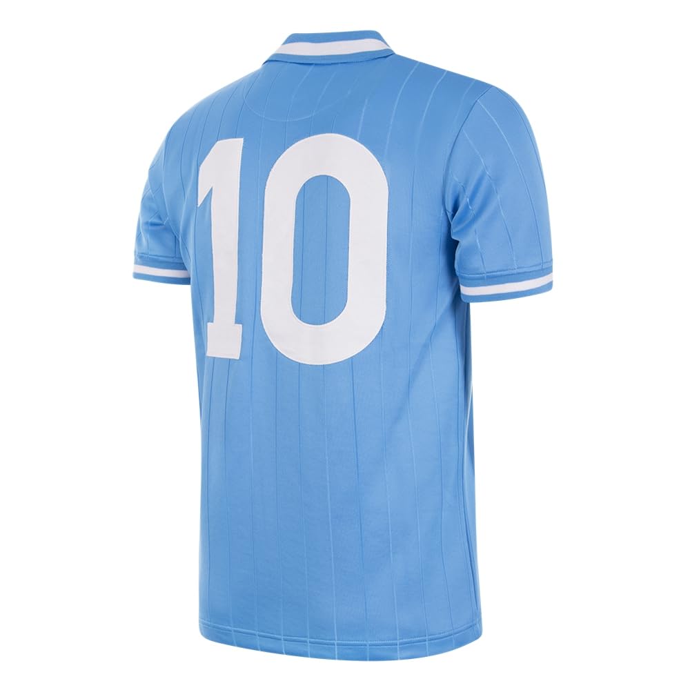 Copa - Maradona X Napoli 1986-87 - Camiseta de Fútbol Retro - Hombre - Azul