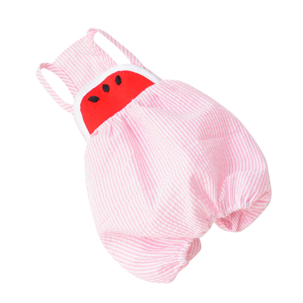 Angoily Lot De 3 Vêtements pour Animaux De Compagnie Motif Pastèque Pantalon À Bretelles pour Fêtes Mariages Et Photos