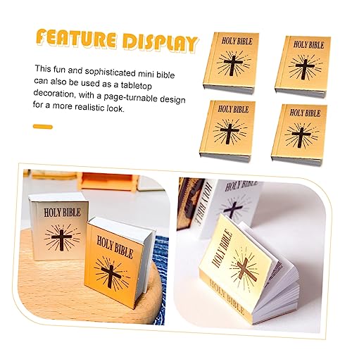 Tofficu 8 Peças Mini Ternos Da Bíblia Para Crianças Presentes Das Escrituras Estojo Infantil Carasso