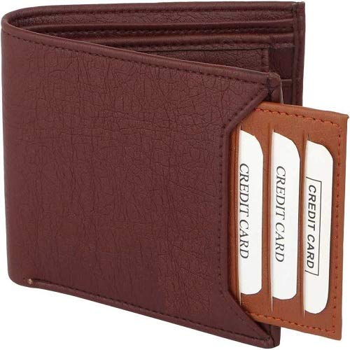 FILL CRYPPIES Men Brown Artificial Leather Money Clip Wallet