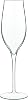 Luigi Bormioli Vinea 6.75 oz ChampagneProseccoFlute Stems, Set of 2