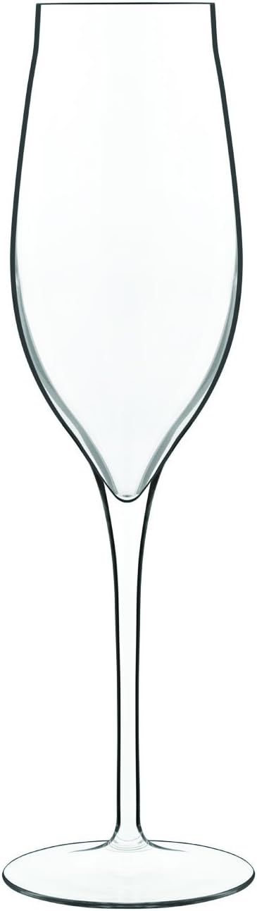 Luigi Bormioli Vinea 6.75 oz Champagne/Prosecco/Flute Stems, Set of 2
