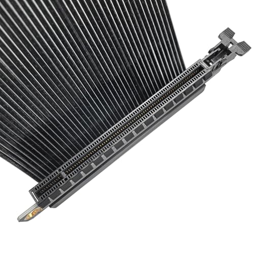 Cable flexible PCIe 5.0 X16 con blindaje EMI y conector de doble reversa para GPU 3