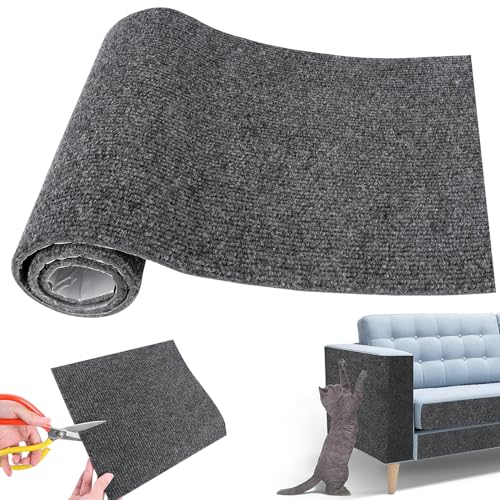 Tappetino Antigraffio per Gatti Ritagliabili Tappeto Tiragraffi per Gatti 30×100cm DIY Tappetino Tiragraffi Autoadesivo Sicuri Cat Scratcher Adesivo per Gatti Protegge Tappeti e Divani