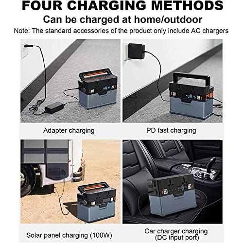Alimentation de Stockage d'énergie, Alimentation Mobile multifonctionnelle Haute Puissance à Onde sinusoïdale Pure 300w, adaptée à Une Utilisation en extérieur et d'urgence
