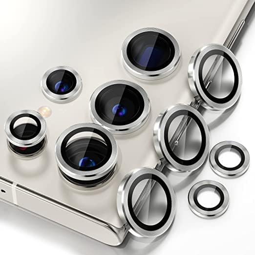 Vego for Samsung Galaxy S23 Ultra Camera Lens Protector, Scratch-Resistant Tempered Glass with Alloy Edge Camera Cover Screen Protector Decoration Accessories for S23_Ultra 5G 2024 -SILVER (B0CT3RNCNB) Amazon Price History, Amazon Price Tracker