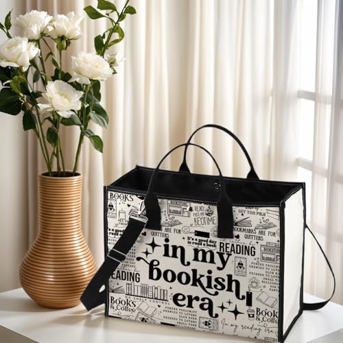 Bolsa Tote de Lona In My Bookish Era miniatura 6