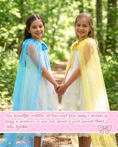 Disfraz Princesa Capa Tul Niñas 4 Piezas miniatura 6