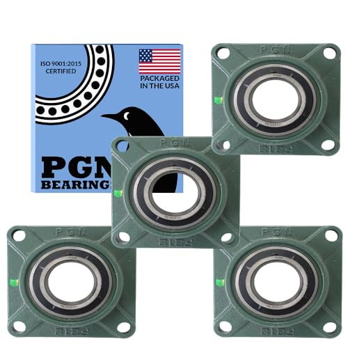 Image of PGN UCF212-39 (4 Pack) Square Flange Bearing 2-7 /16 inch Bore