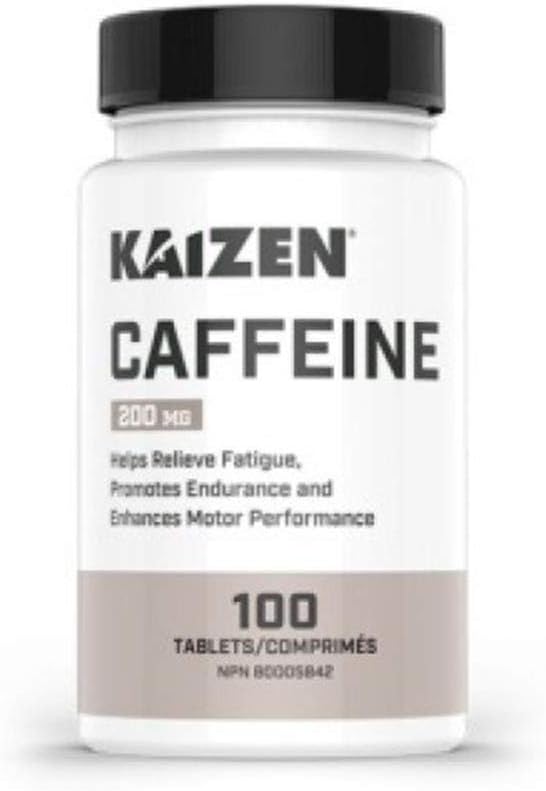 Kaizen Caffeine 200 mg 100 Tablets, 100 g