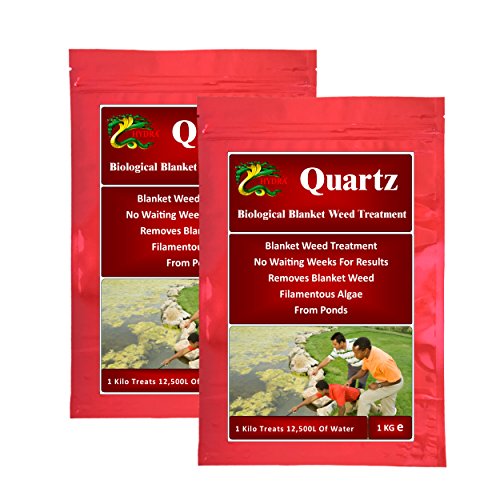HYDRA Quartz 2x1Kg Pond Blanket Weed Treatment +Rapid Action +Immediate Results