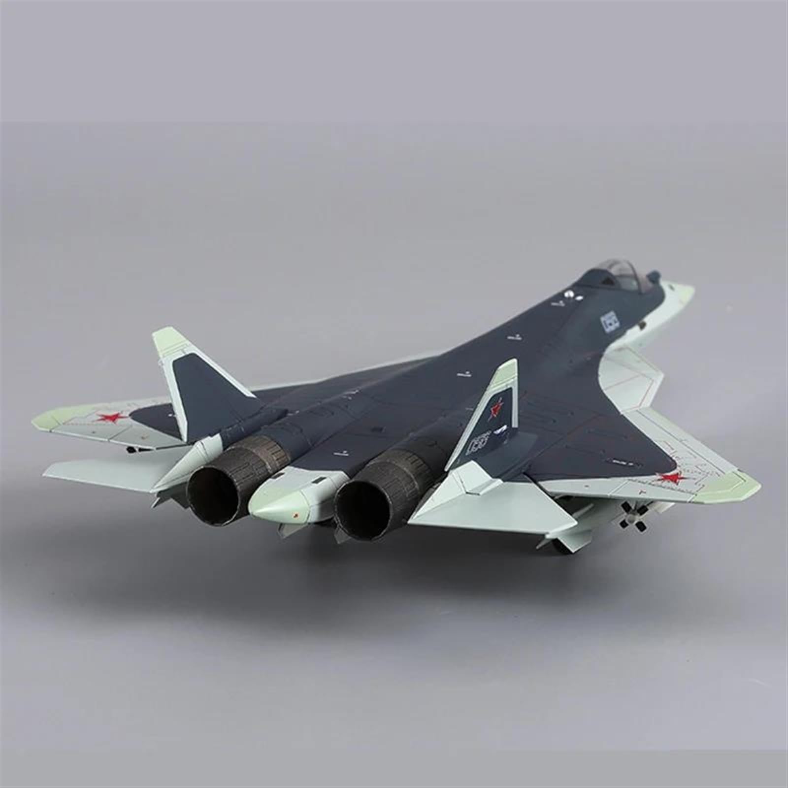 Avión de Combate Su-57 de la Fuerza Aérea Rusa Fundido a presión, Modelo de simulación de aleación 1 72, Recuerdos