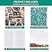 rnairni Recipes Book Binder Set | Recipe Organizer Binder & 20 Recipe Cards & 10 Dividers & 30 Plastic Page Protectors
