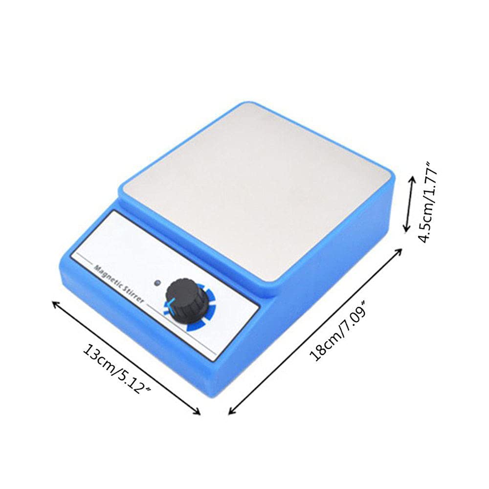 Agitador MagnéTico De Laboratorio, Mezclador Agitador MagnéTico con Barra De AgitacióN Equipo De Laboratorio, 3000 RPM, Capacidad MáXima De AgitacióN 3000 Ml, AgitacióN Potente