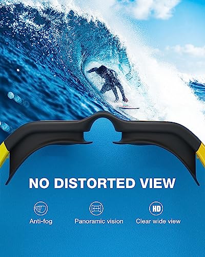 Image of ZIONOR Swim Goggles, Upgraded G1 Polarized Swimming Goggles Anti-Fog for Adult Men Women