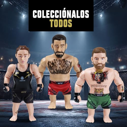 Miniatura 6 de Bizak UFC Leyendas Figura Articulada de Ilia Topuria de 11,5 cm con Accesorios, Colección Oficial MMA, +8 años, (64119016-02)