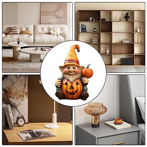 Decorazioni per gnomi di zucca di Halloween