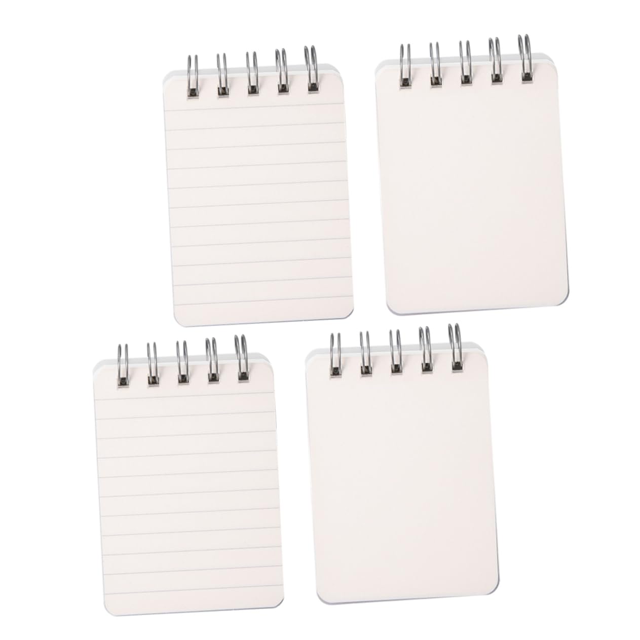 DOITOOL 5 Set Quaderni Mini Portatili Spirale Note Per Ufficio E Scuola Taccuini Con Spessa Per Elegante 4 Pezzi*5