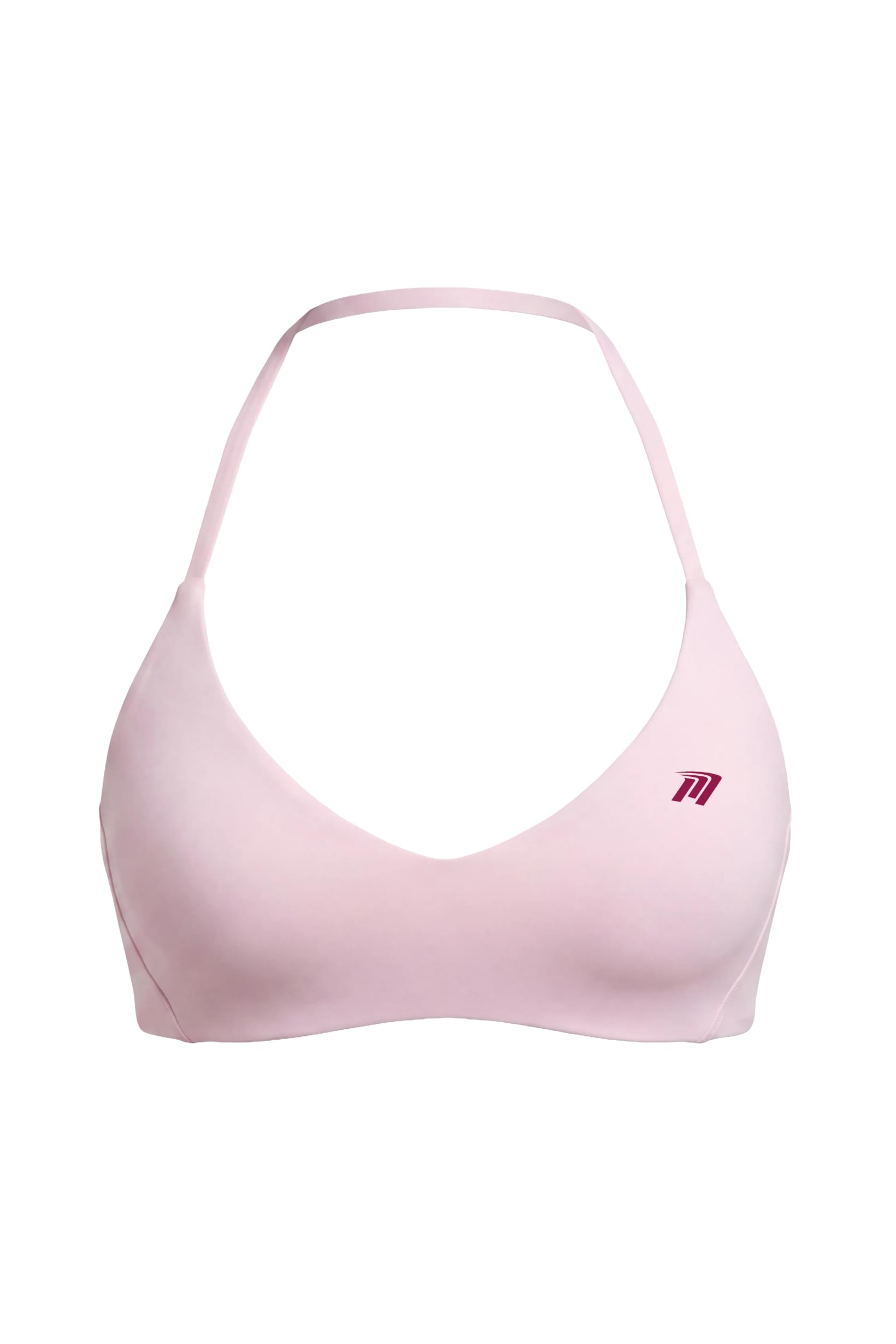 Reggiseno Sportivo Donna con Allacciatura al Collo Regolabile e Coppe Rimovibili, Top Fitness Alta Compressione per Yoga Pilates e Palestra