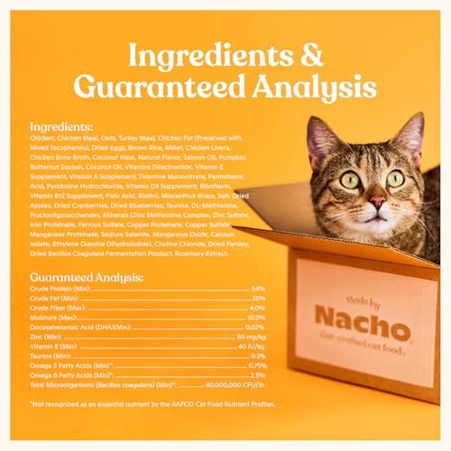 Made by Nacho Kitten Dry Kibble Infused with Bone Broth, Healthy High Protein Cat Food, Cage-Free Chicken and Chicken Liver, 4lb Bag - image 5