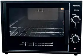 FORNO ELETRICO FOGATTI TOP 60 60L BLACK 220V