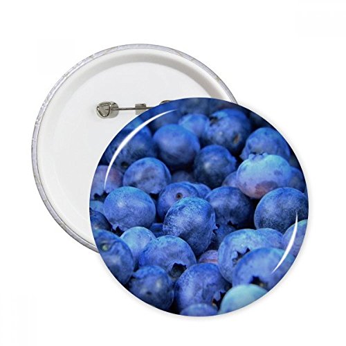 Pins badge rond bleuets frais image tropicale multicolore taille S
