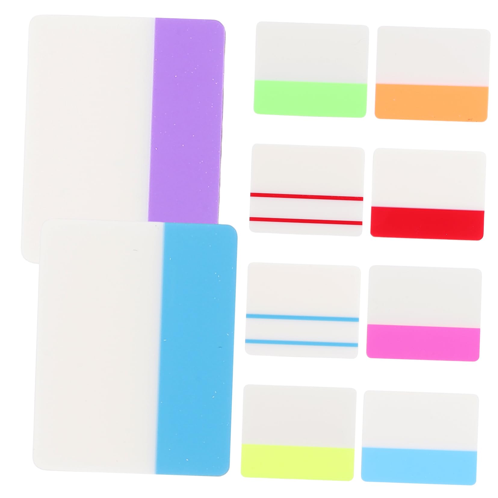 HOMSFOU Memo Pads for -Taking Study Organization and Task Management for Students and Professionals Smooth Writing Surface Removable