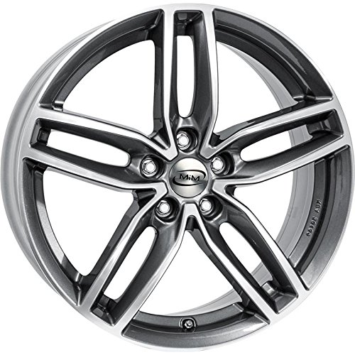 CERCHI IN LEGA MIM ATLETICO 8x18 5x120 ET34 GRAPHITE LUCIDO DIAMANTATO