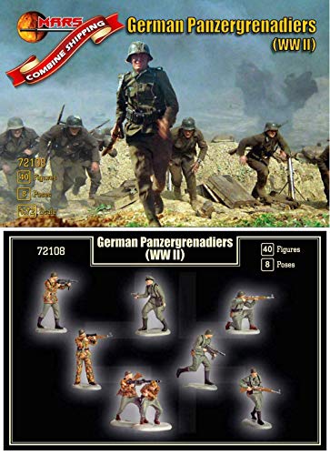 Mars Figures Luftwaffe Field y División Élite Alemana 1/72 miniatura 5