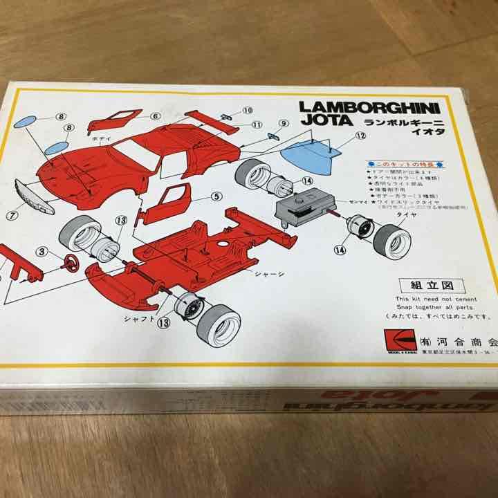 Amazon.co.jp: ランボルギーニ イオタ 1/38 スケール プラモデル 