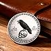 5PCS The CAW-F Coin — for Those Who Laugh at Life and Give Zero! Black Raven Last Coin, Now I Have Zero Zilch, Freedom and Humor Challenge Coin