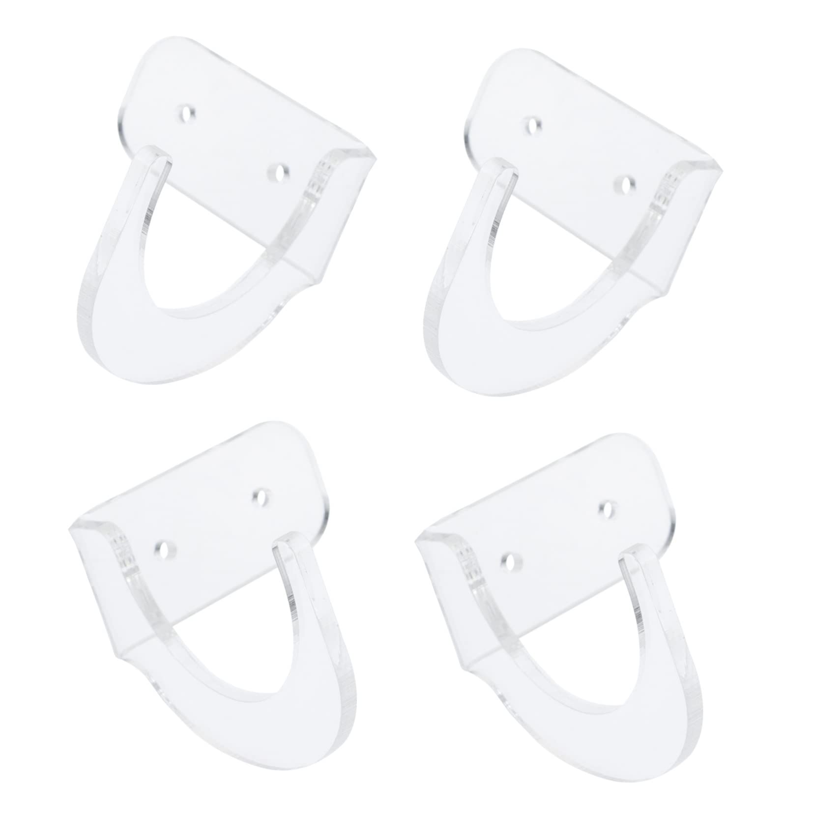 NULYLU Softball Bat Holder Wall-mounted Bat Rack Acrylic Baseball Display Stand Space-saver