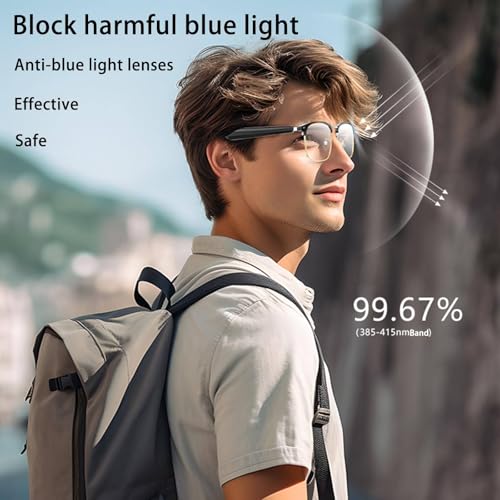 Gafas inteligentes Bluetooth con cámara y audio integrado para manos libres 7