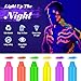 glow in the dark body face paint, 12pcs neon accessories for glow party supplies, UV Crayon Kit neon party decorations for Birthday Party Halloween Masquerade Makeup for Kids Adult
