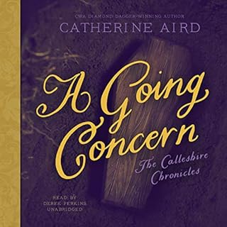 A Going Concern Audiolibro Por Catherine Aird arte de portada