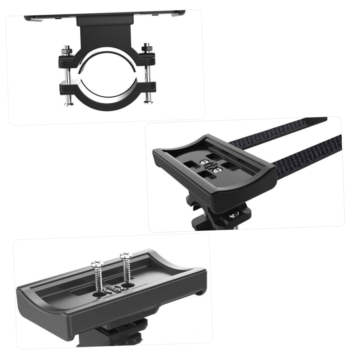 VICASKY Bike Handlebar Bracket for Flashlight Accessories Durable Mounting Rack for Mountain Biking Lightweight Design Skid Resistant Stable Support