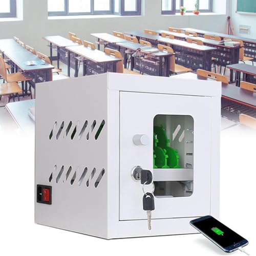 Armadietto Portatile per cellulari con Ruote - Armadietto Porta cellulari a 48 Scomparti per Scuola e Ufficio - Soluzione di Gestione sicura per Studenti e dipendenti, 72 Scomparti