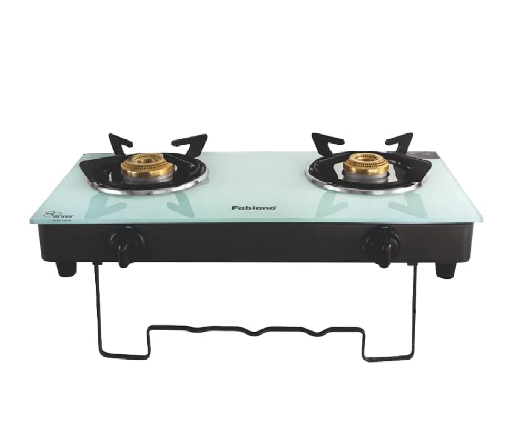 Fabiano Gas Stove 2 Burners – Stainless Steel Body, Glass Top, ISI Approved, Manual Ignition | PNG & LPG Compatible | Iron Cast Pan Support-image-40