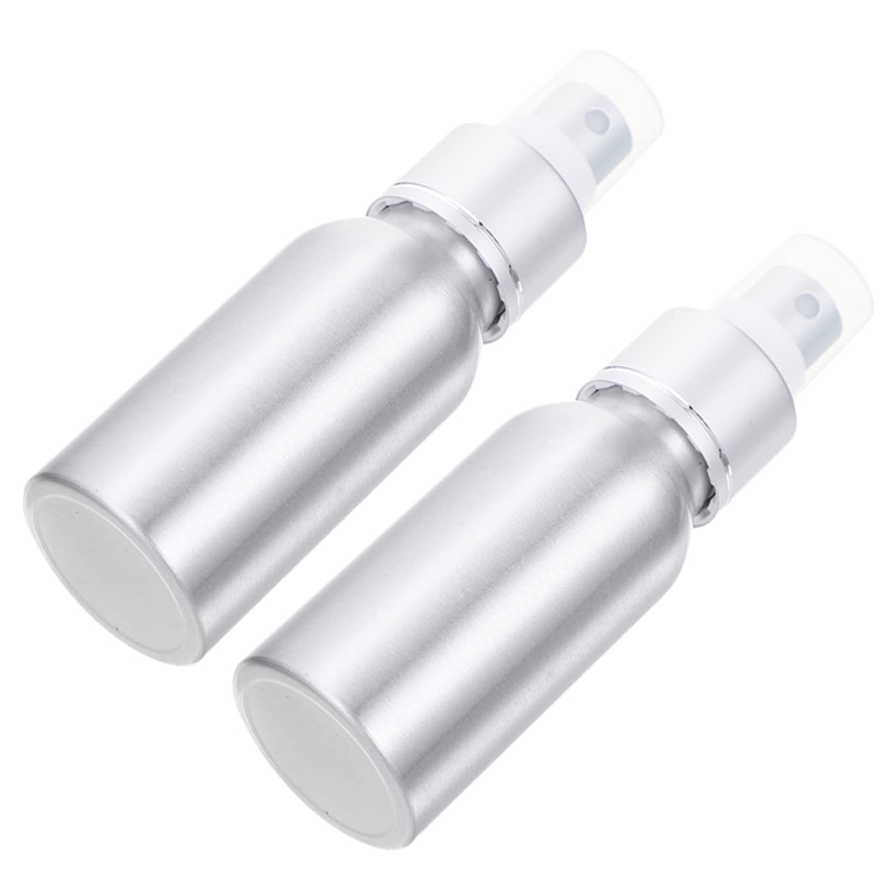 2 Stück Tragbare Cocktail Sprühflaschen aus Aluminium und Pp 50ml für Hausbar und Reisen Wiederbefüllbar mit Praktischem Spray Design